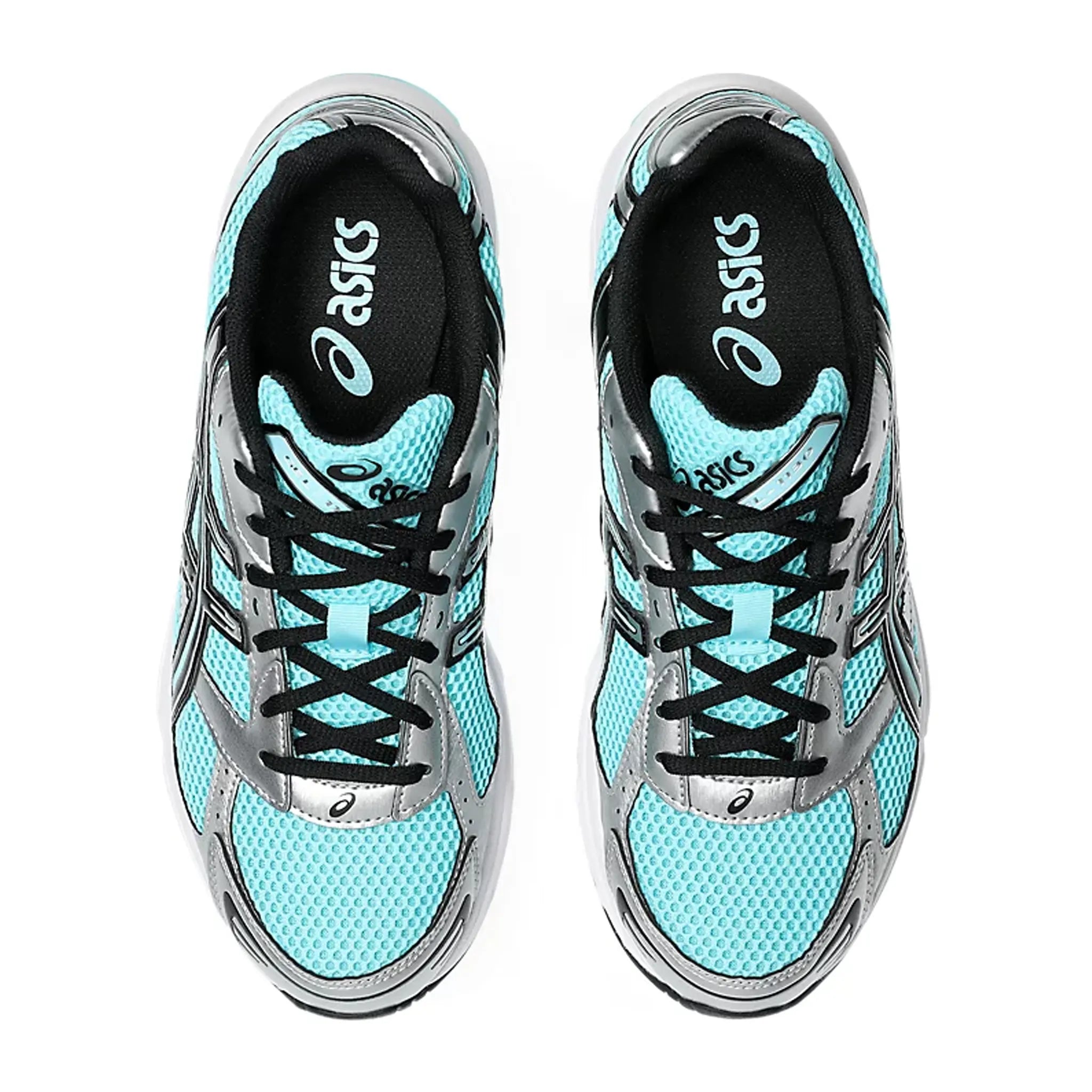 Upper Side View of Asics Gel-1130 Larimar Blue Silver 1203A609-400
